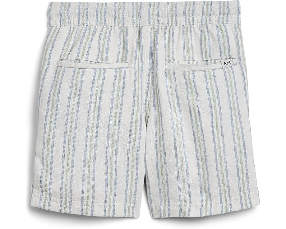 Льняные шорты abercrombie kids для детей старшего возраста