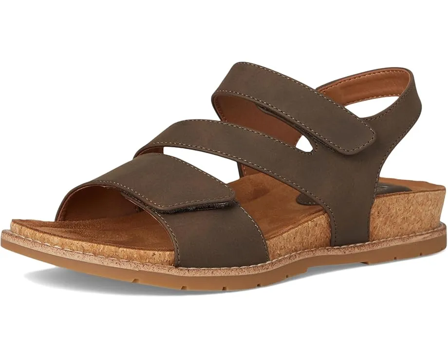 Сандалии Gibbs от EuroSoft на клиновидном каблуке с двумя ремешками