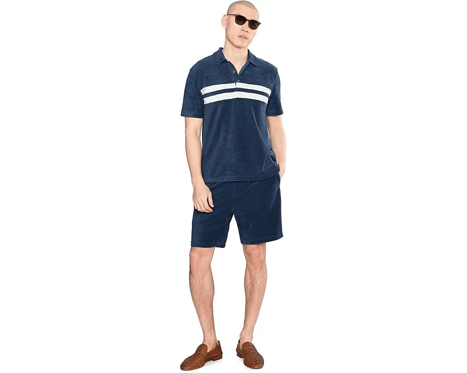 Шорты Terry Sweatshorts от Faherty с клетчатой тканью