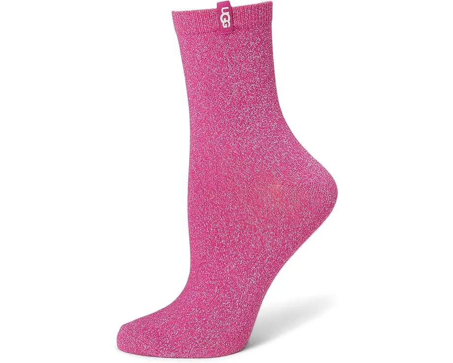Носки Lavinia Shimmer Quarter от UGG с блестками и переработанным полиэстером