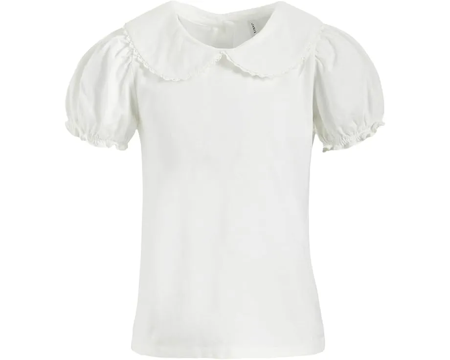 Блузка для девочек с рукавами-фонариками и кружевом Janie and Jack