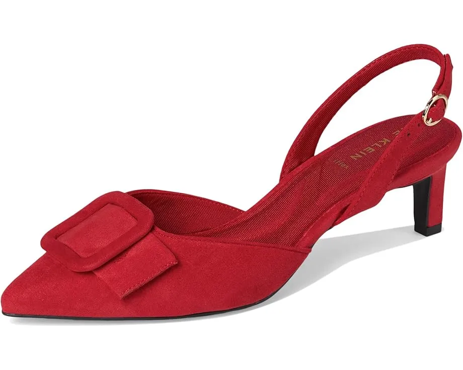 Туфли Iva от Anne Klein на устойчивом каблуке kitten heel с заостренным носком