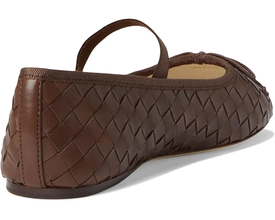 Балетки Leonie Soft от Loeffler Randall с широким плетением и бантом