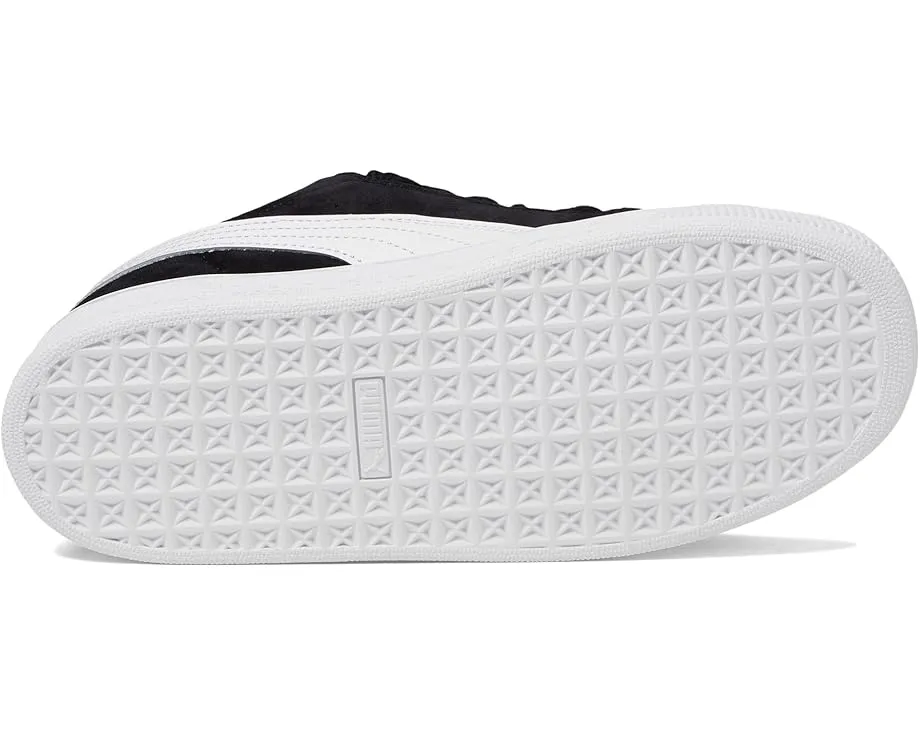 Кроссовки Puma Suede XL из замши и кожи с контрастной шнуровкой в уличном стиле