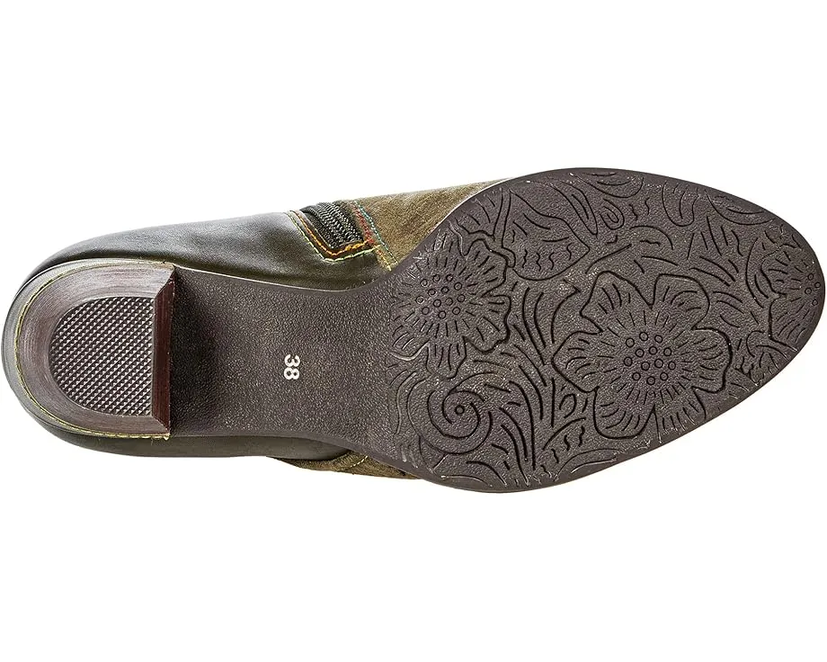 Ботильоны L'Artiste by Spring Step Socute с металлическим принтом и конусным каблуком