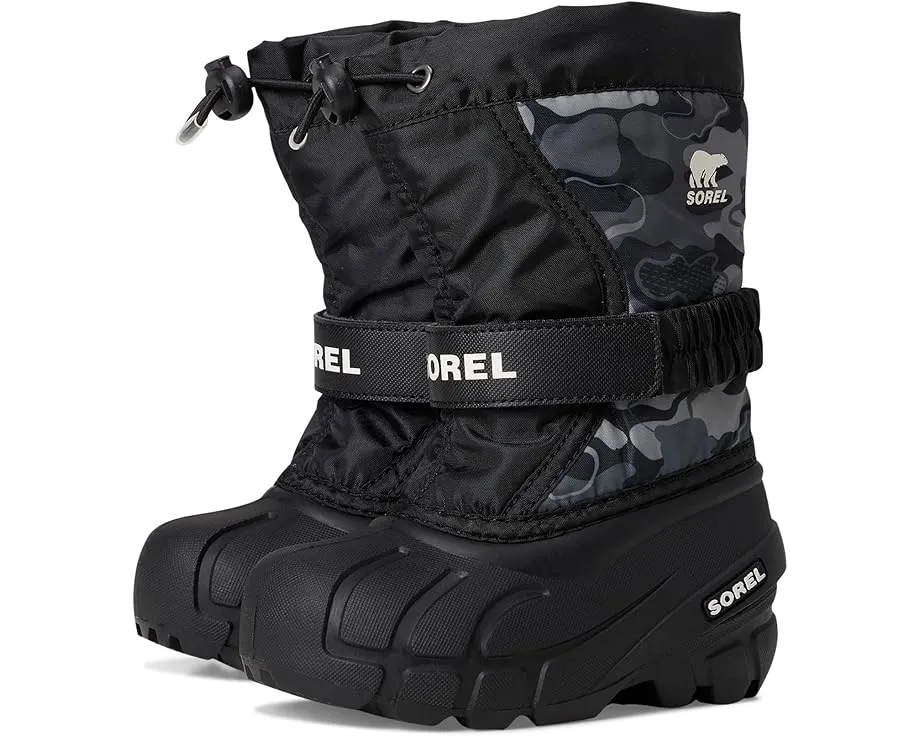 SOREL Детские зимние ботинки Childrens Flurry Print со съемной войлочной стелькой