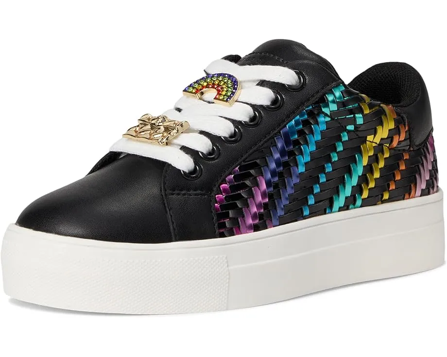 Детские кроссовки Kurt Geiger London Mini Laney Weave с плетеным радужным декором