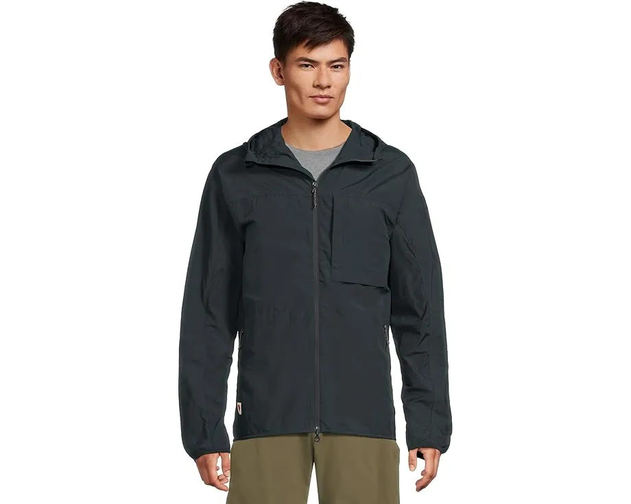 Ветровка Fjällräven High Coast Wind Jacket с капюшоном и защитой от ветра