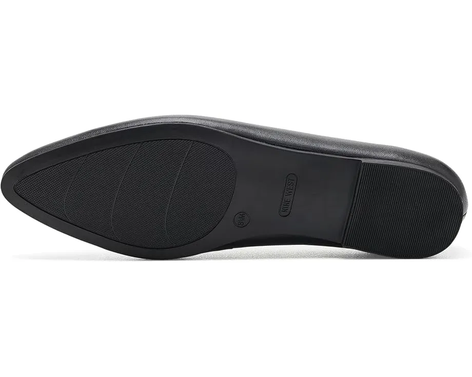 Балетки Valore Nine West из черной кожи