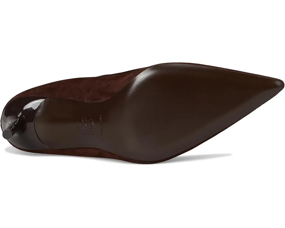 Туфли лодочки Tory Burch Double T Buckle на каблуке 80 мм с застежкой на пряжке