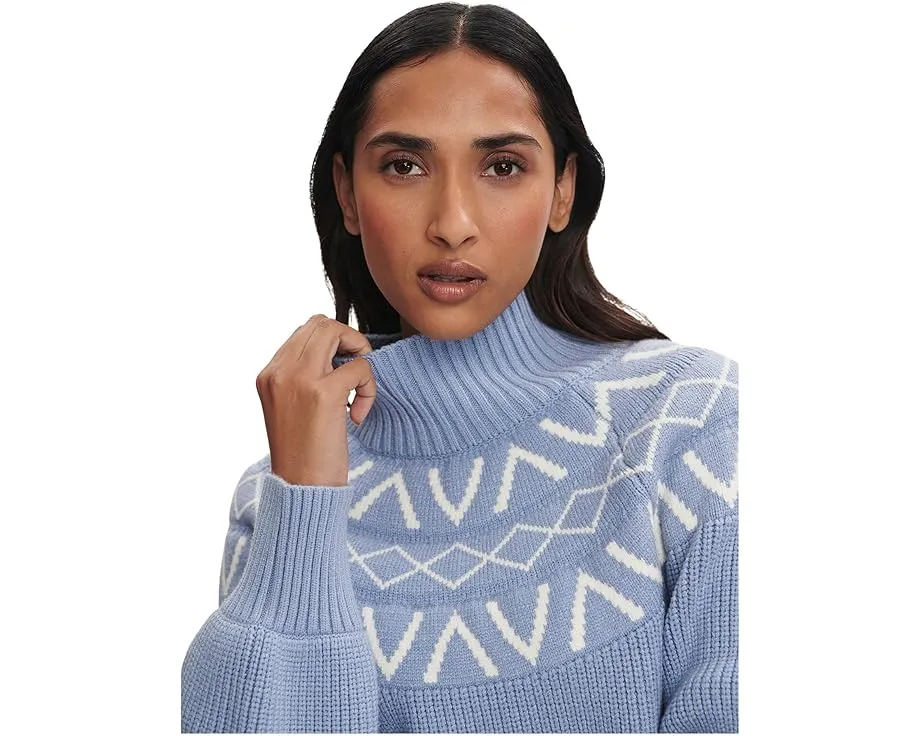 Varley свитер Marcie с воротником-стойкой и жаккардовым узором