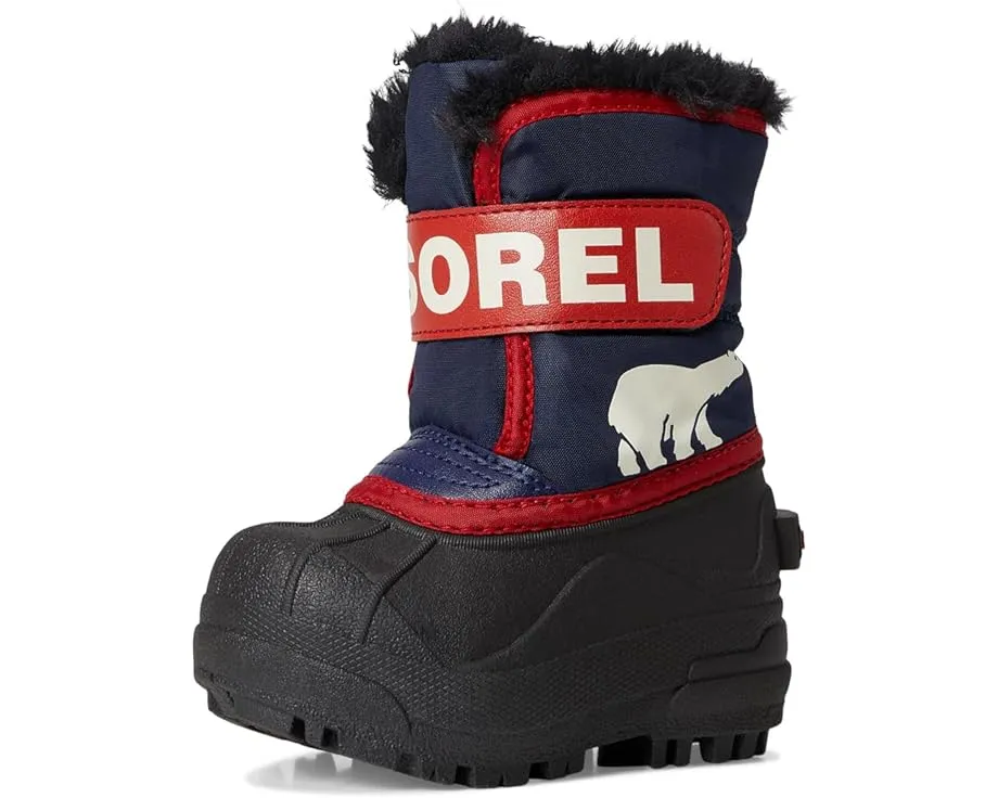 Детские зимние ботинки SOREL Snow Commander с утеплителем 200г и литой подошвой