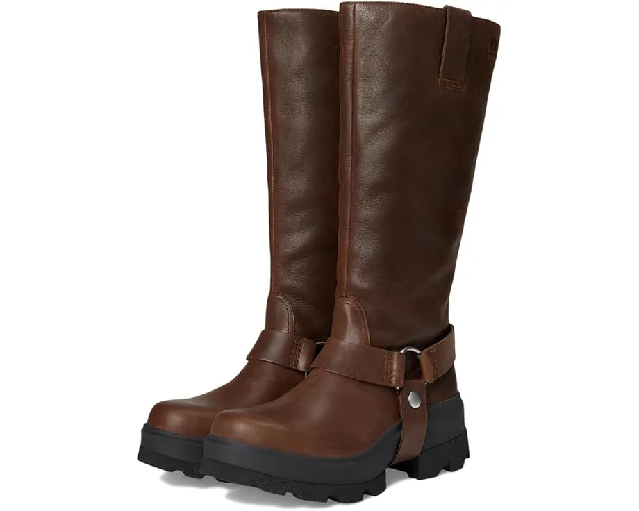 SOREL Ботинки Joan Frwd Tall до середины икры из кожи на массивном каблуке