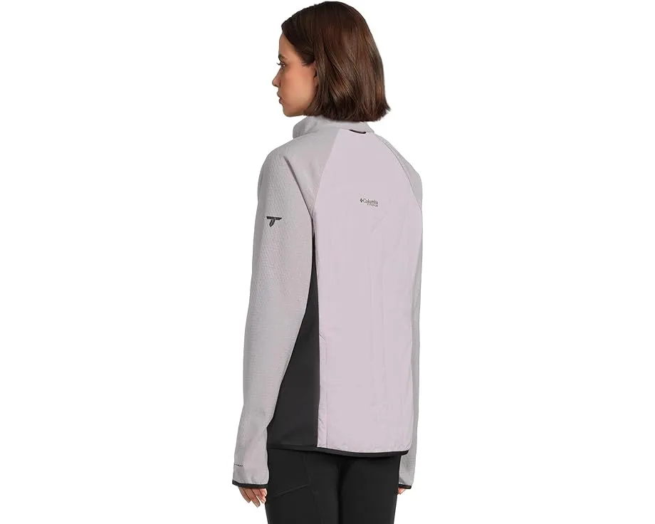 Куртка Columbia Arctic Crest Hybrid Full Zip с технологией Omni Heat Arctic и прорезями для большого пальца