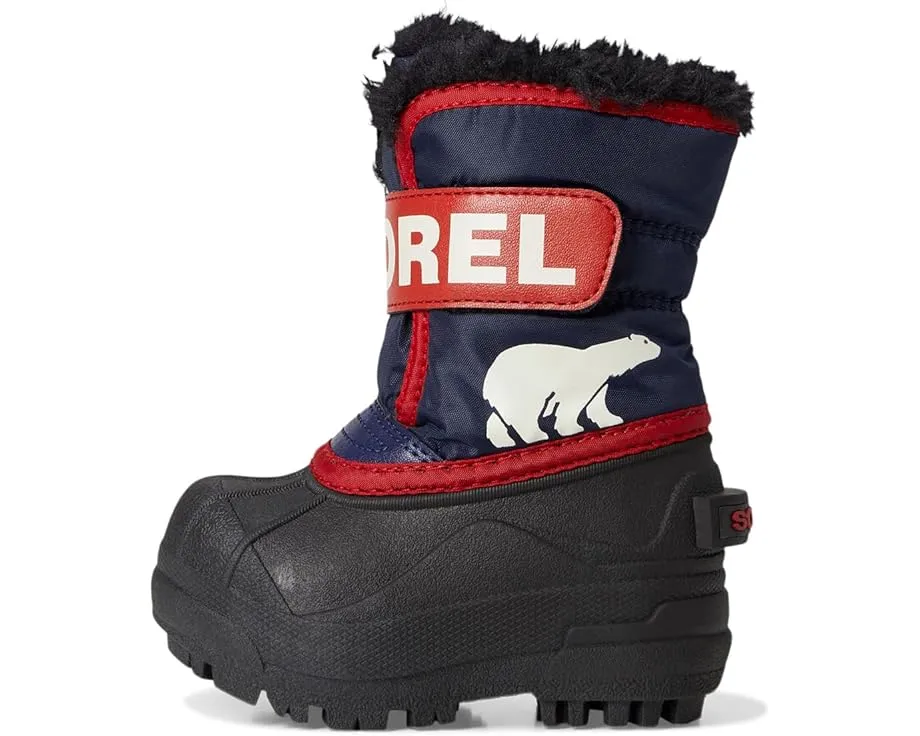 Детские зимние ботинки SOREL Snow Commander с утеплителем 200г и литой подошвой