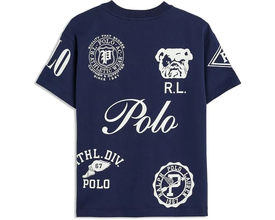 Детская футболка Polo Ralph Lauren Big Fit с графическим принтом