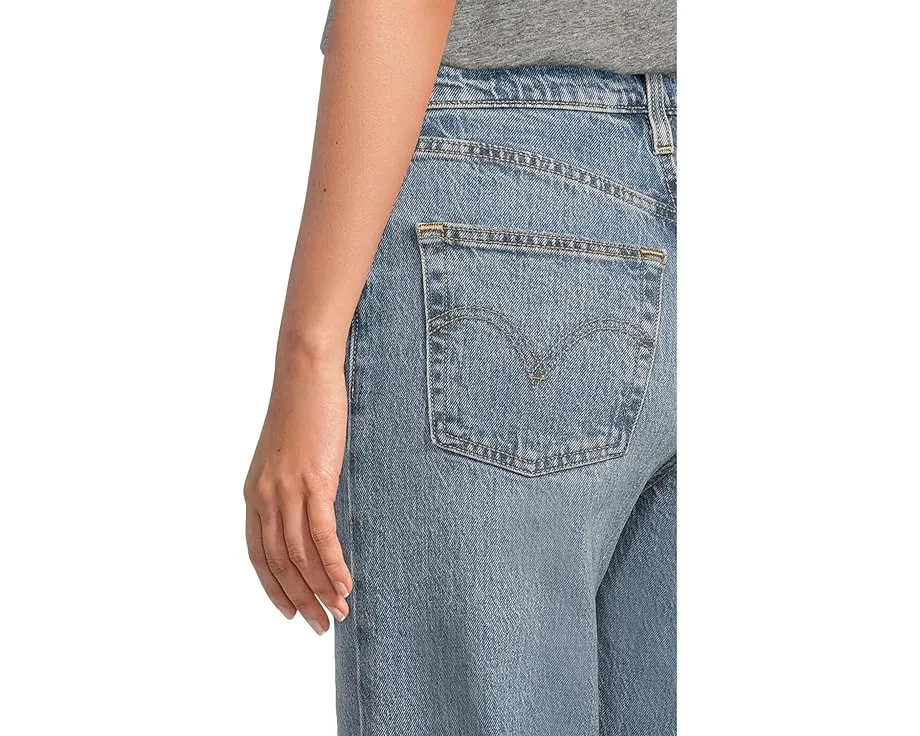 Джинсы Levi's Premium Ribcage Straight Ankle с высокой посадкой и прямыми штанинами