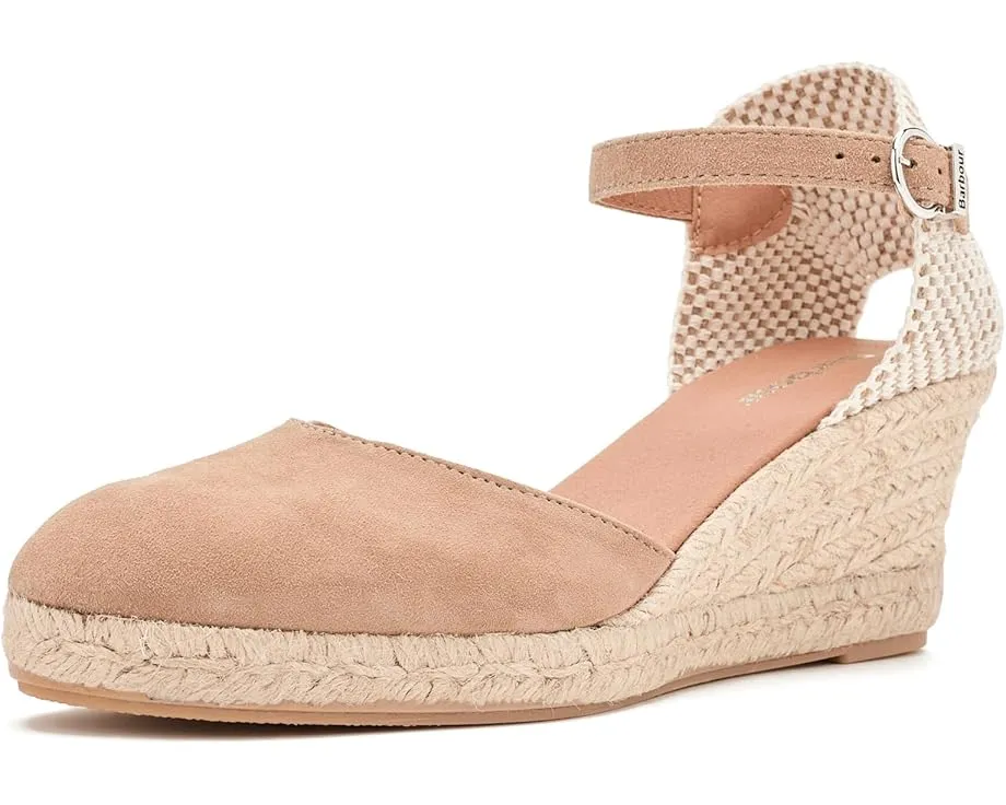 Эспадрильи Barbour Elder на танкетке из мягкой замши с ремешком на щиколотке