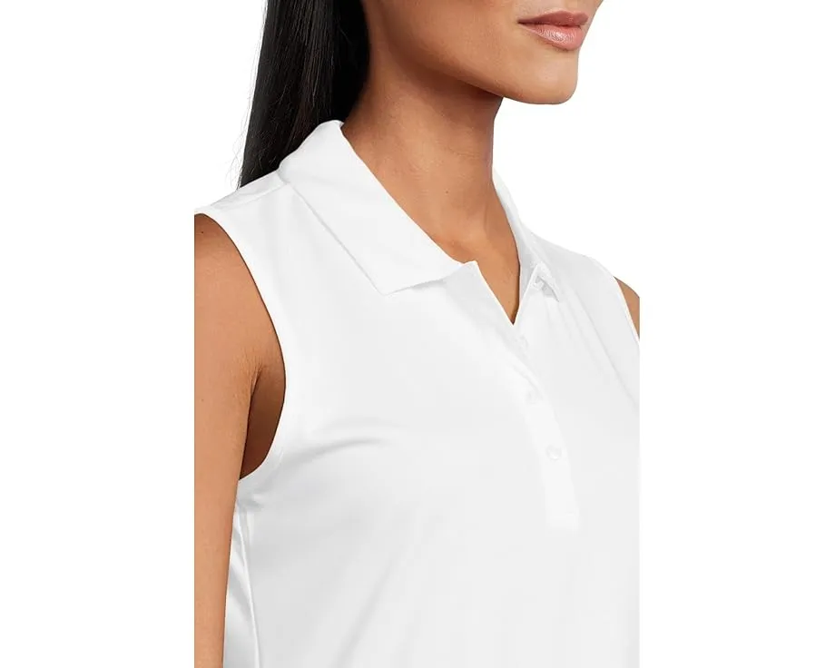 Поло Callaway Tournament без рукавов с воротником на пуговицах