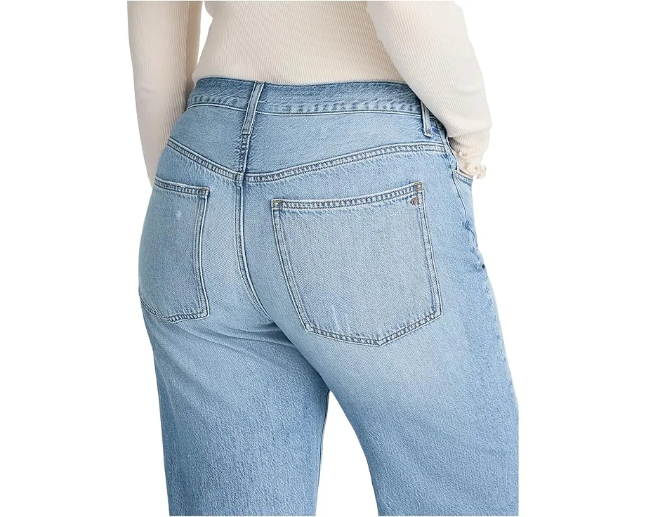 Широкие джинсы Madewell The Perfect Vintage Wide-Leg в светлом дениме