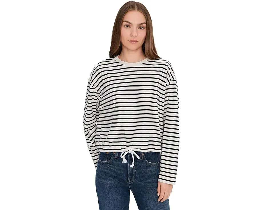 Футболка Madewell Perfect Tie Waist с завязкой на талии из джерси