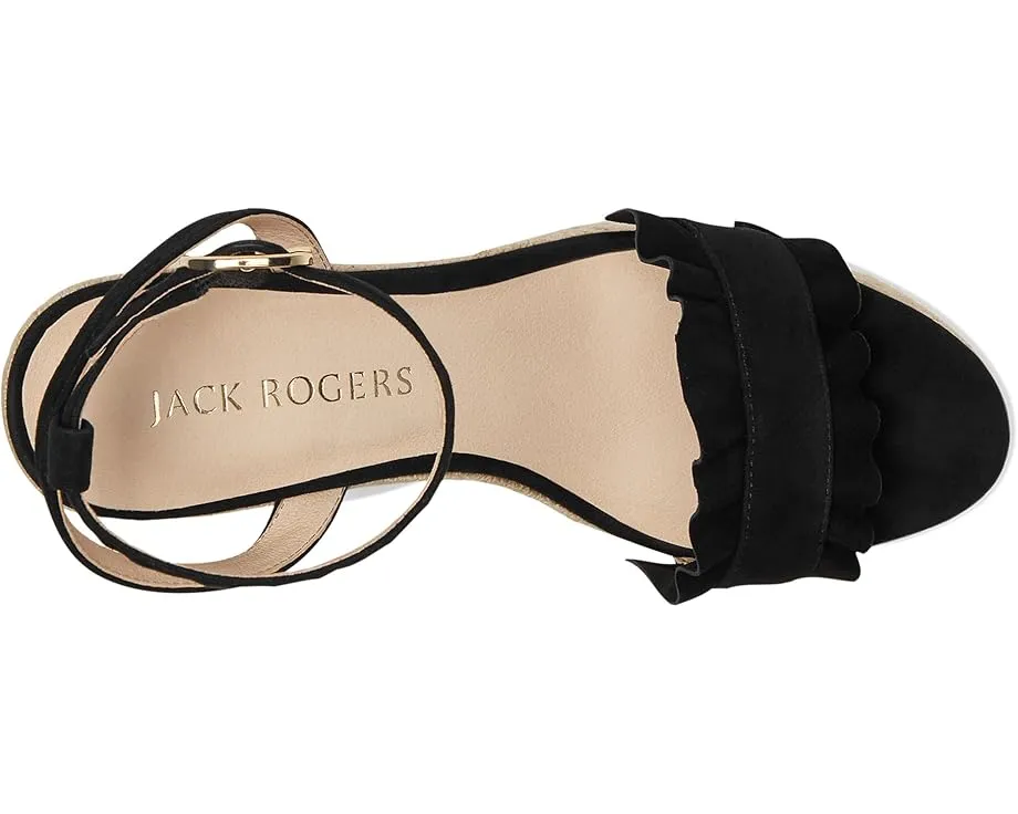 Босоножки на платформе Rozette Ruffle Wedge с рюшами и регулируемой пряжкой от Jack Rogers