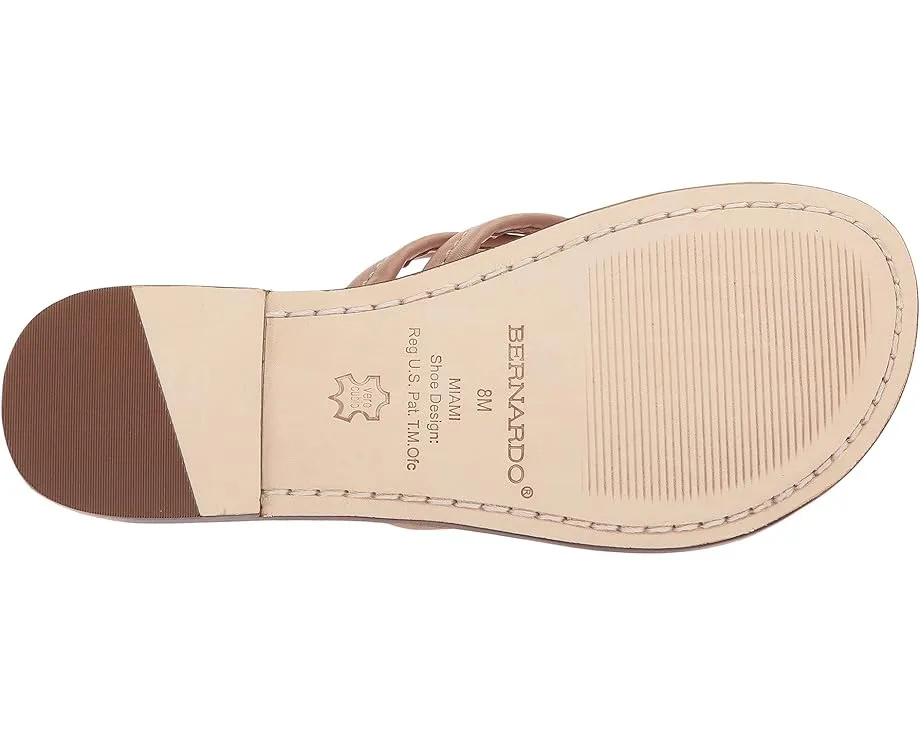 Сандалии Miami с кожаным верхом и стелькой для комфорта от Bernardo