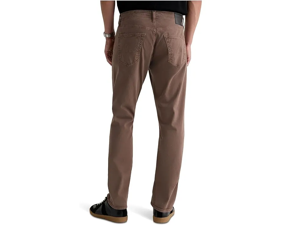 Брюки AG Jeans Everett Slim Straight с зауженным силуэтом из денима с эластаном