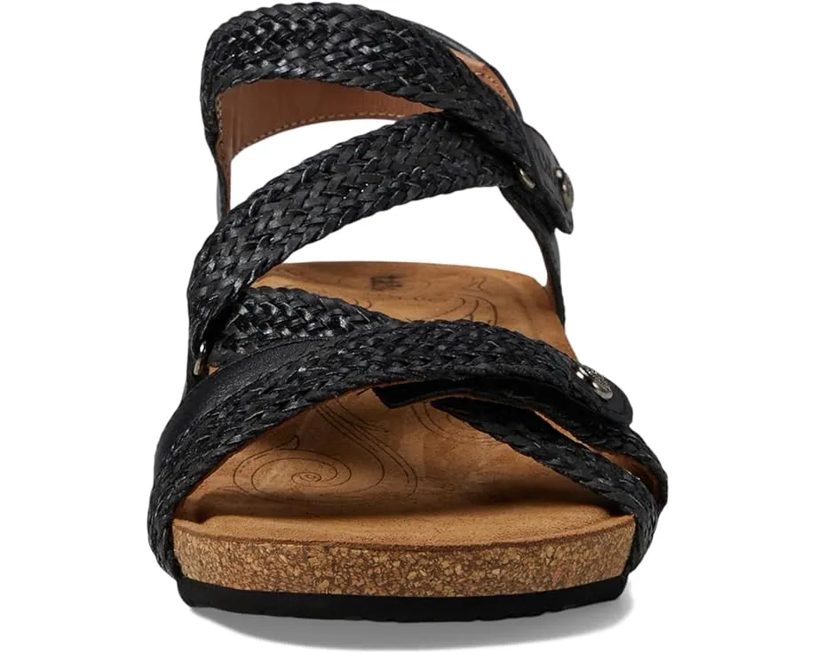 Кожаные сандалии Trulie с открытым носком и регулируемыми застежками