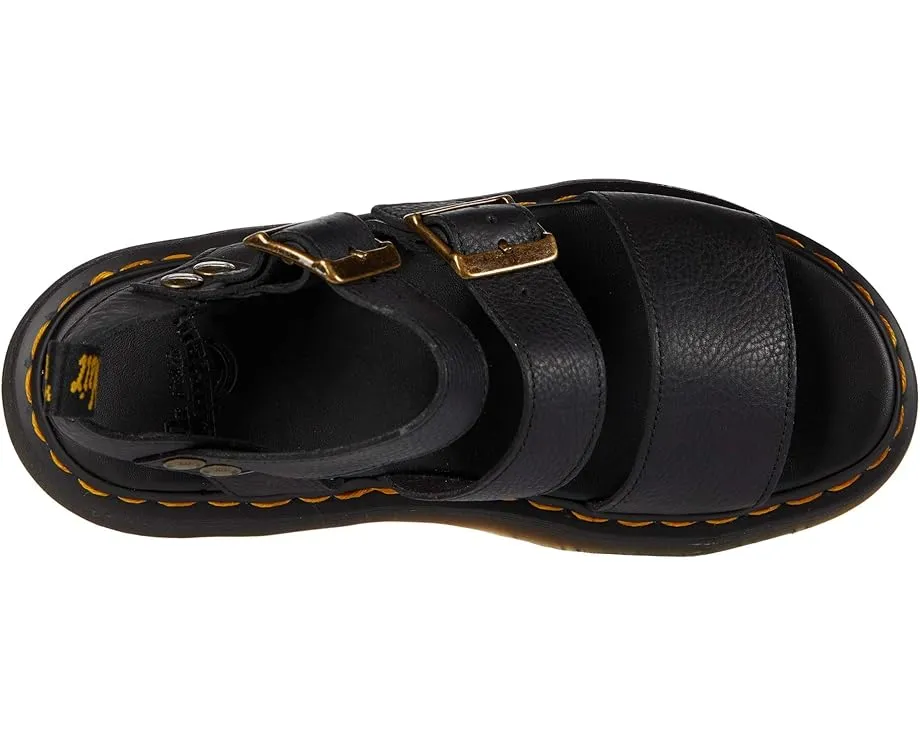 Сандалии-гладиаторы Dr. Martens Gryphon на платформе с кожаным верхом