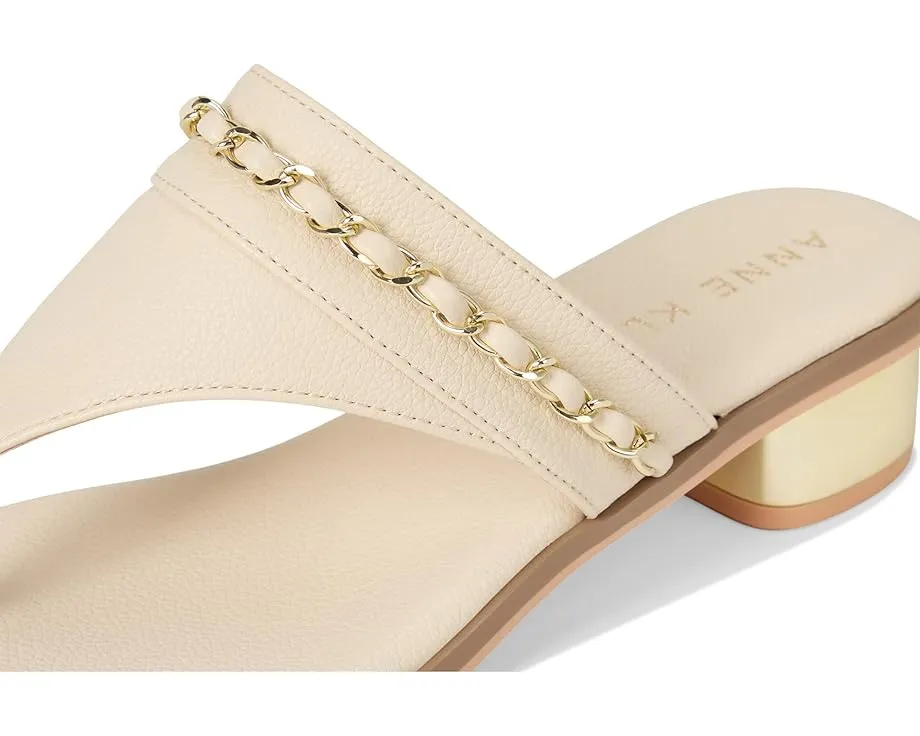 Сандалии Anne Klein Taylor на каблуке с перекрещивающимися ремешками и цепочкой