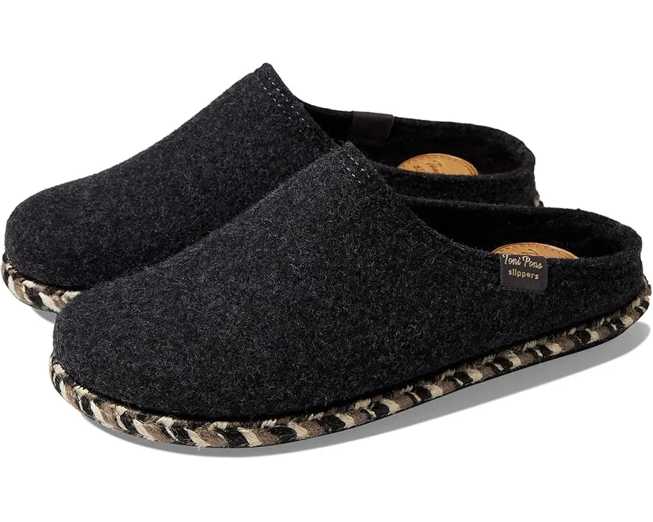 Зимние тапочки Toni Pons Deli-FP с мехом и плетеной деталью