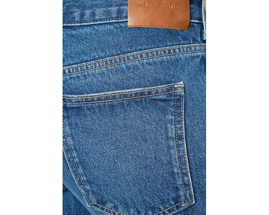 Free People джинсы Elowen Cropped с заниженной талией
