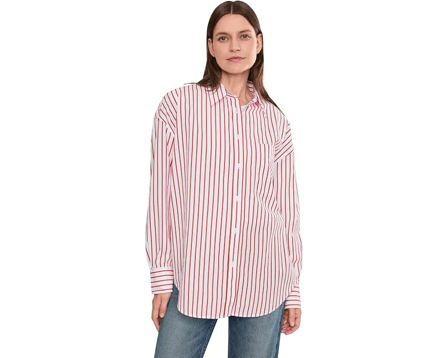 Свободная рубашка Coastal Poplin из органического хлопка от Faherty