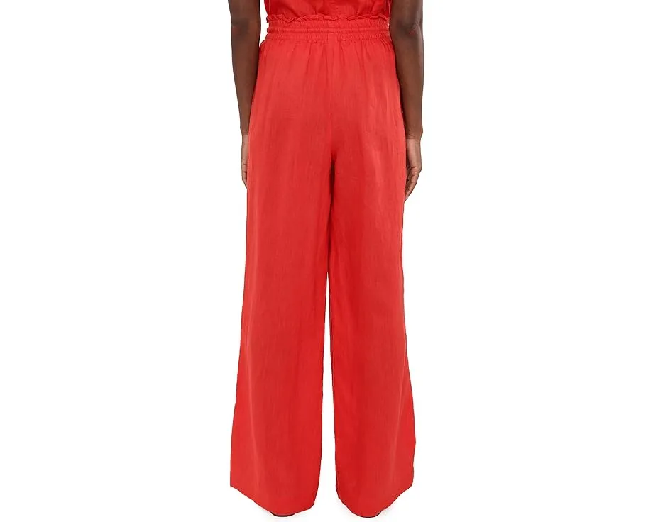 Stella Linen Paperbag Pants