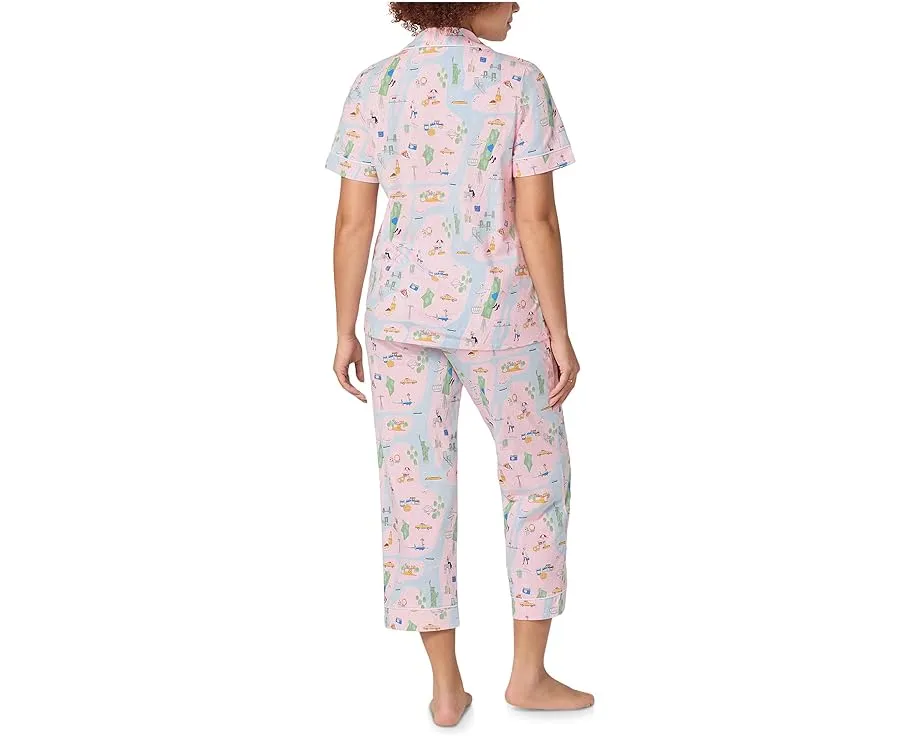 Пижамный комплект Bedhead PJs с короткими рукавами и укороченными брюками