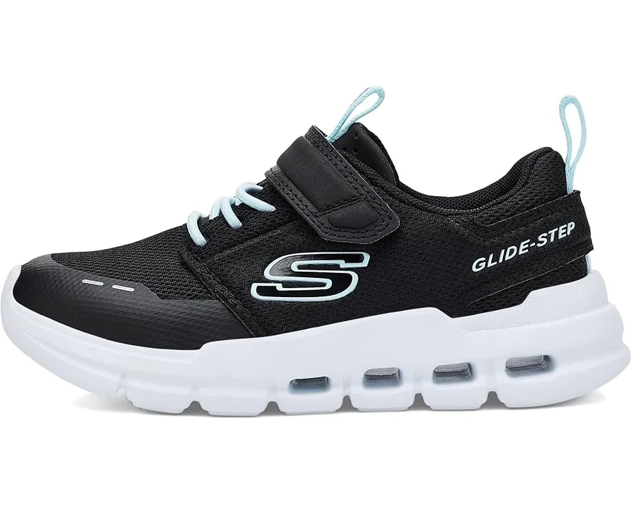 Кроссовки SKECHERS KIDS Glide-Step Flow с эластичными шнурками и сетчатым верхом