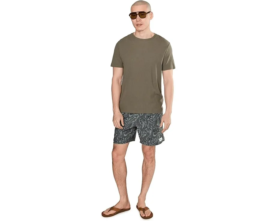 Шорты Hurley Phantom Naturals Scallop Volley 17 дюймов с принтом