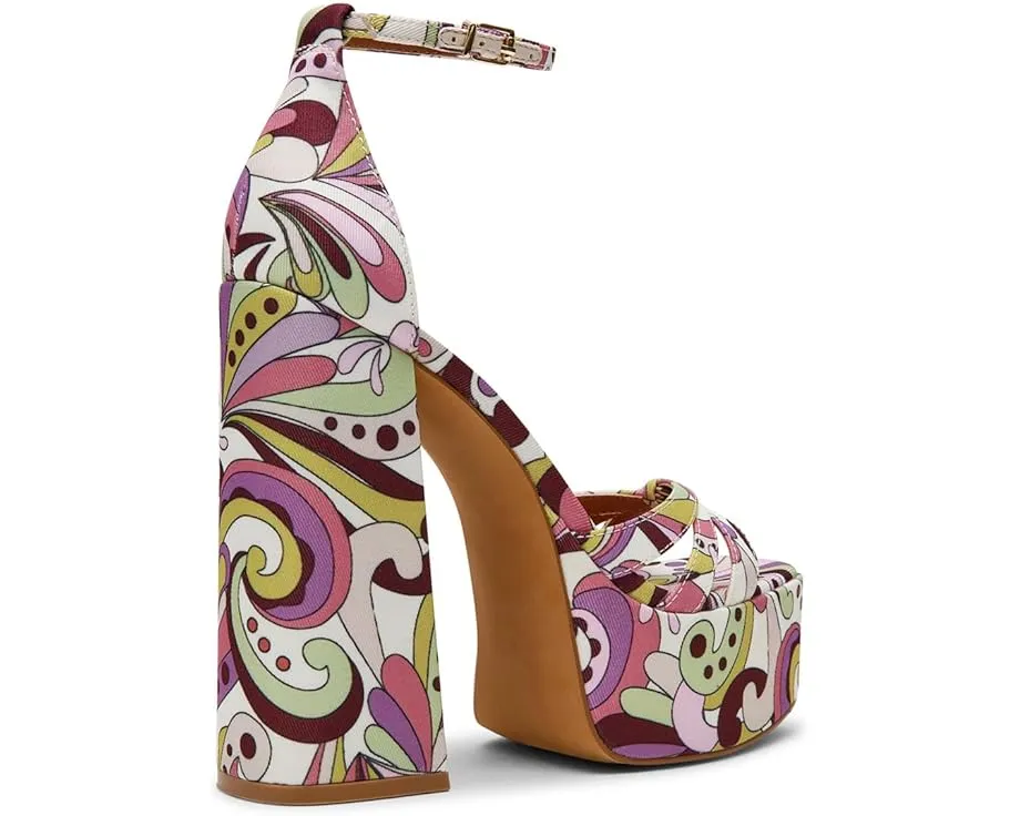 Сандалии Retro с принтом на устойчивом каблуке Steve Madden