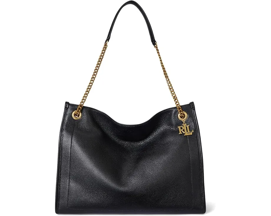 Большая сумка-тоут Lauren Ralph Lauren Pebbled Leather Large Bradley