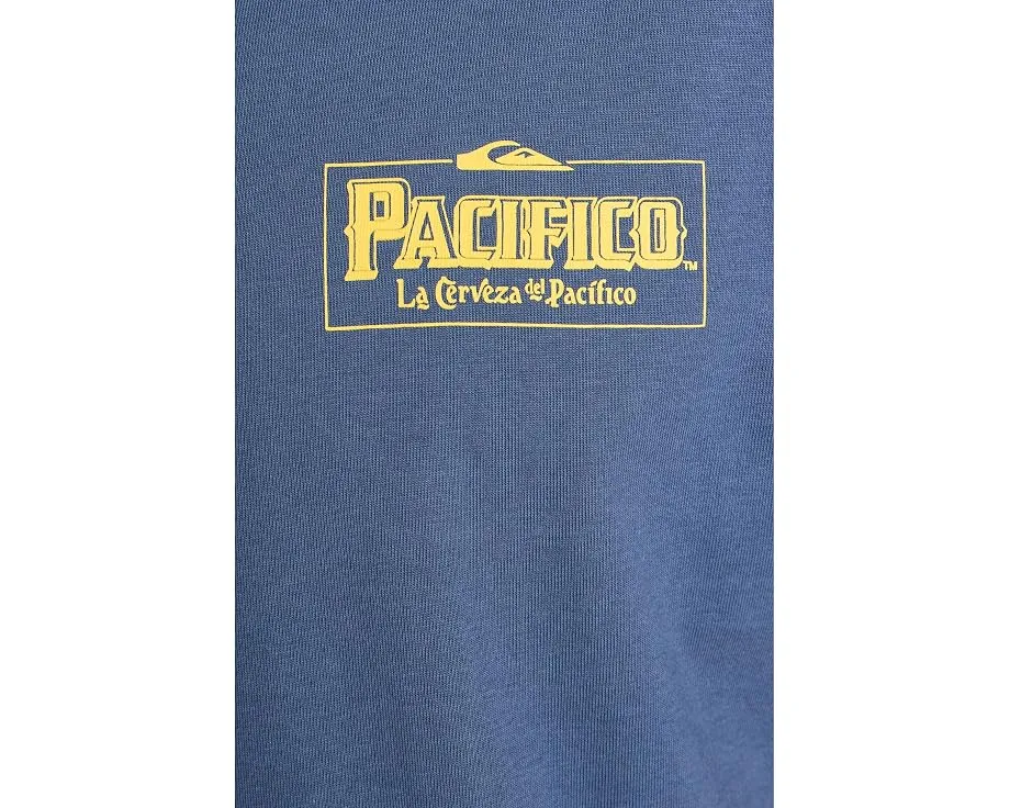 Футболка Pacifico Sayulita Cruising Screen Tee Quiksilver темно-синяя
