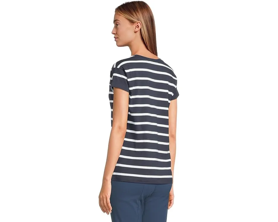 Футболка Barbour Otterburn с полосками и вышивкой на груди