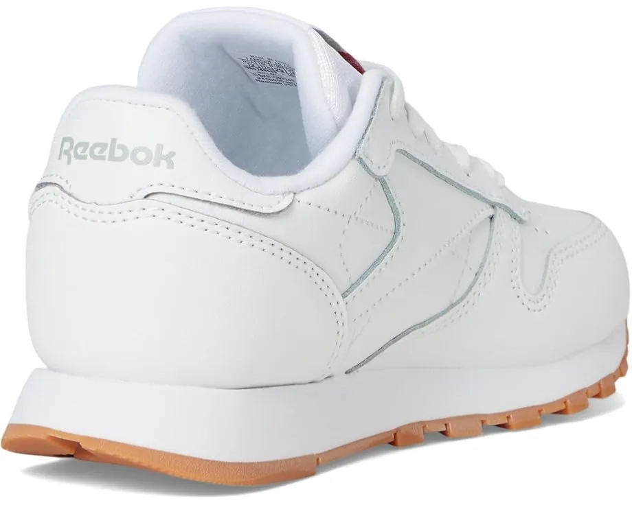 Кроссовки Reebok Classic Leather для детей с кожаным верхом и резиновой подошвой