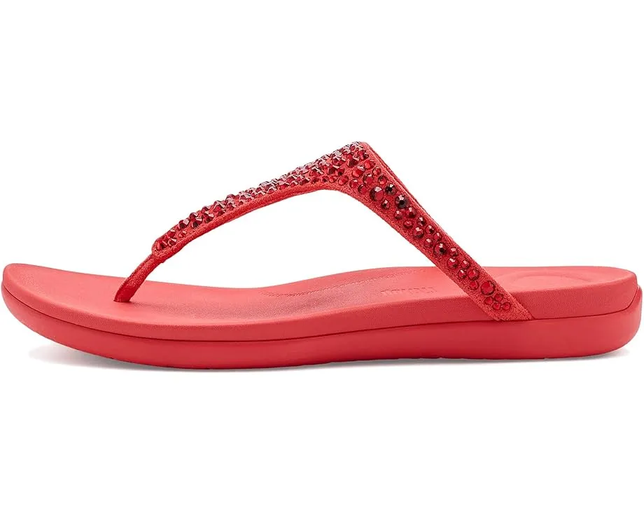 Босоножки Solay Mixed Crystal FitFlop с перепонкой на мыске