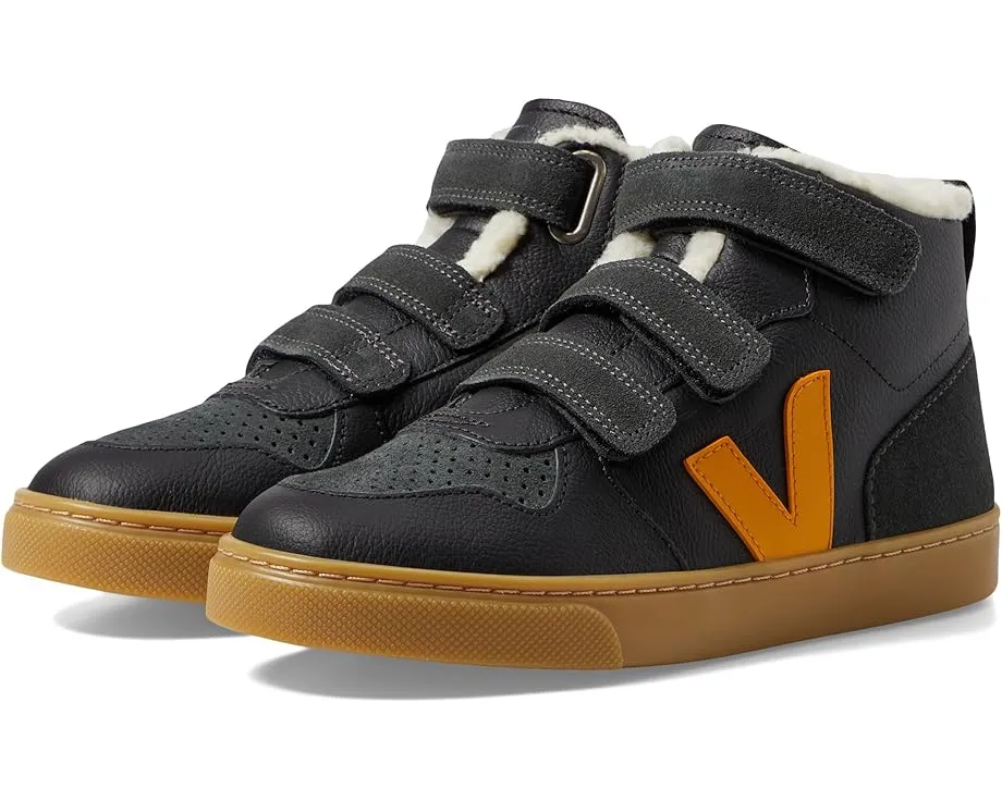 Зимние кроссовки VEJA Small V-10 Mid для детей с верхом из кожи