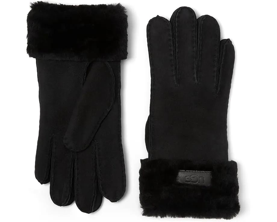Водостойкие перчатки UGG Turn Cuff из овчины с отворотом