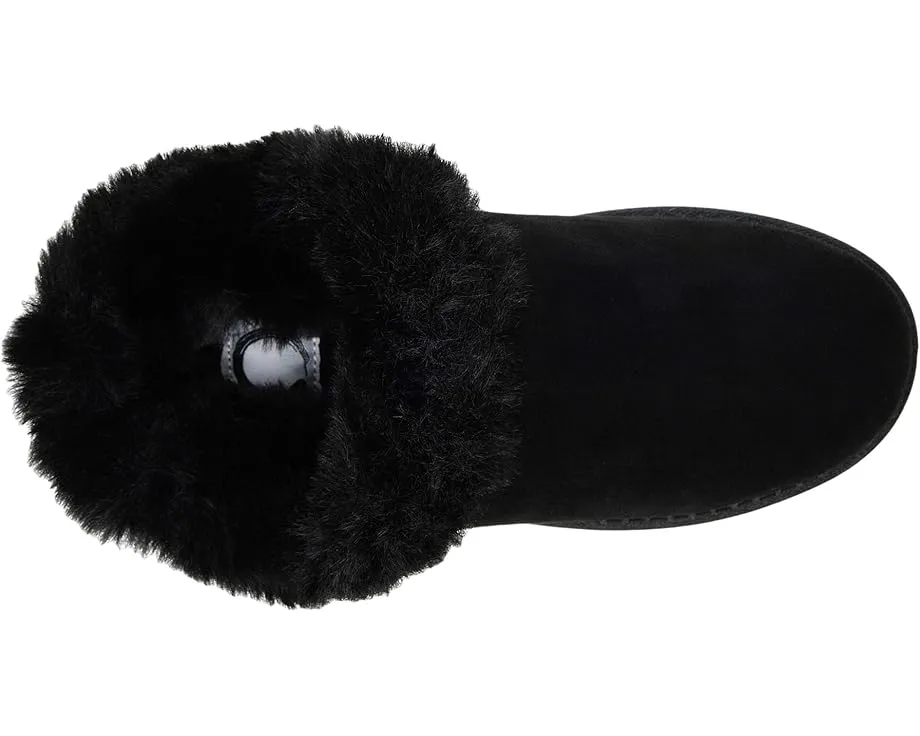 Тапочки Journee Collection Faux Fur Trim Whisp с искусственным мехом и платформой
