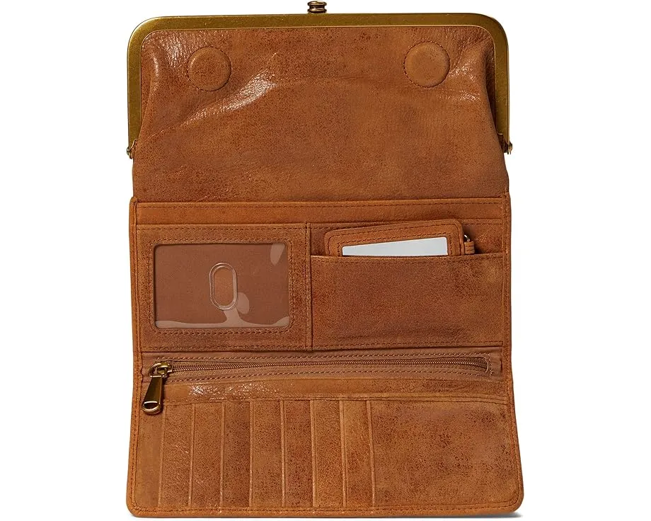 Кожаный клатч HOBO Rachel с магнитной застежкой и карманами