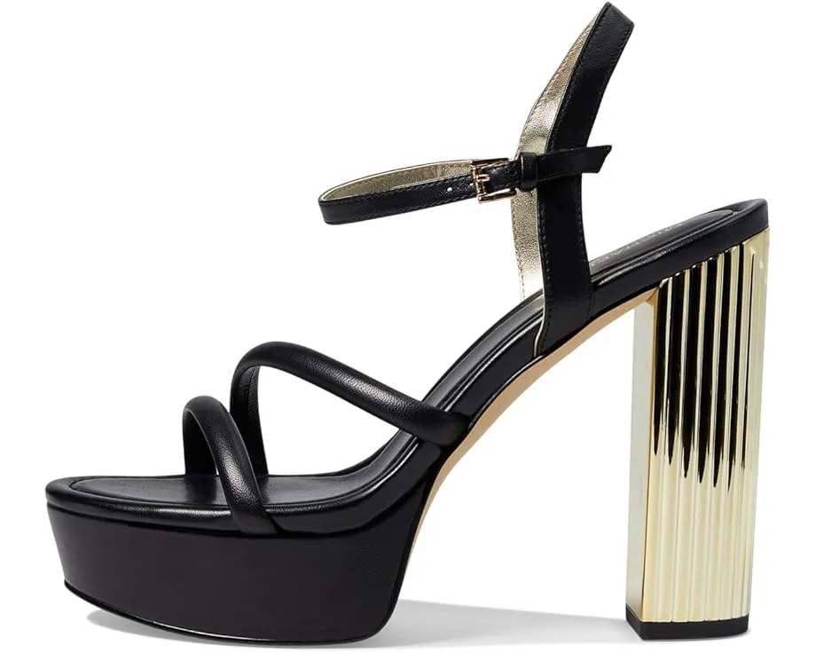 MICHAEL Michael Kors Porter на высокой платформе с ремешками и золотым каблуком