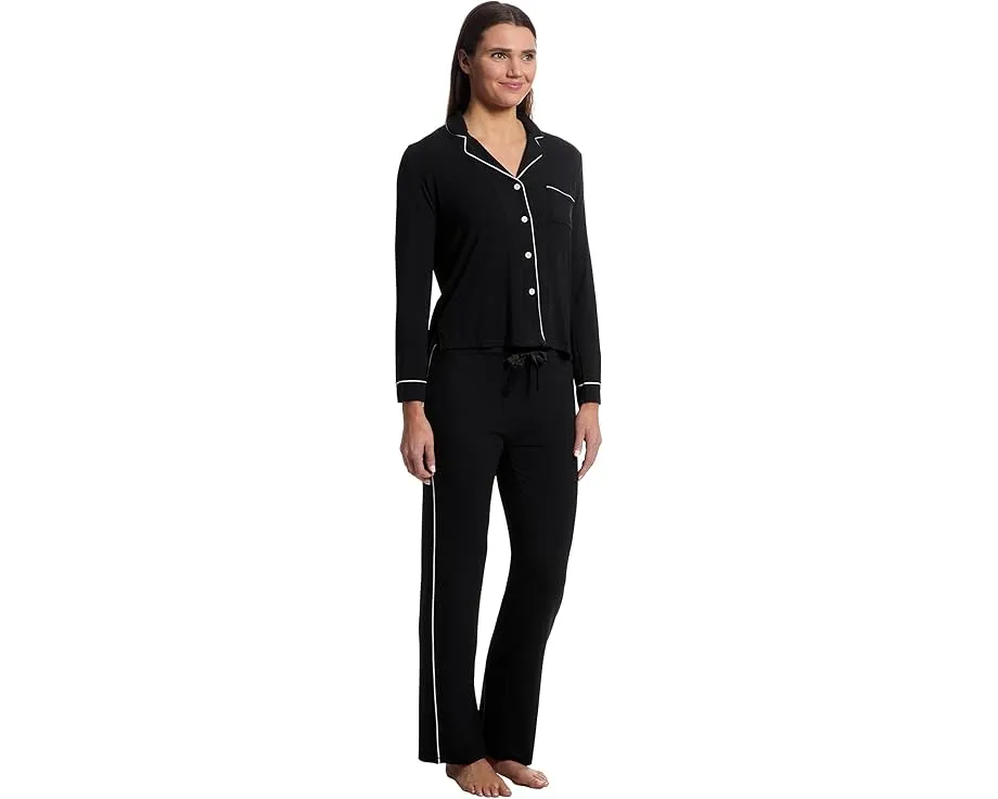 Пижамный комплект из модала Modal Dreams Basic с вышитой маской для сна P.J. Salvage